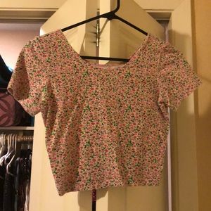 American apparel floral top!